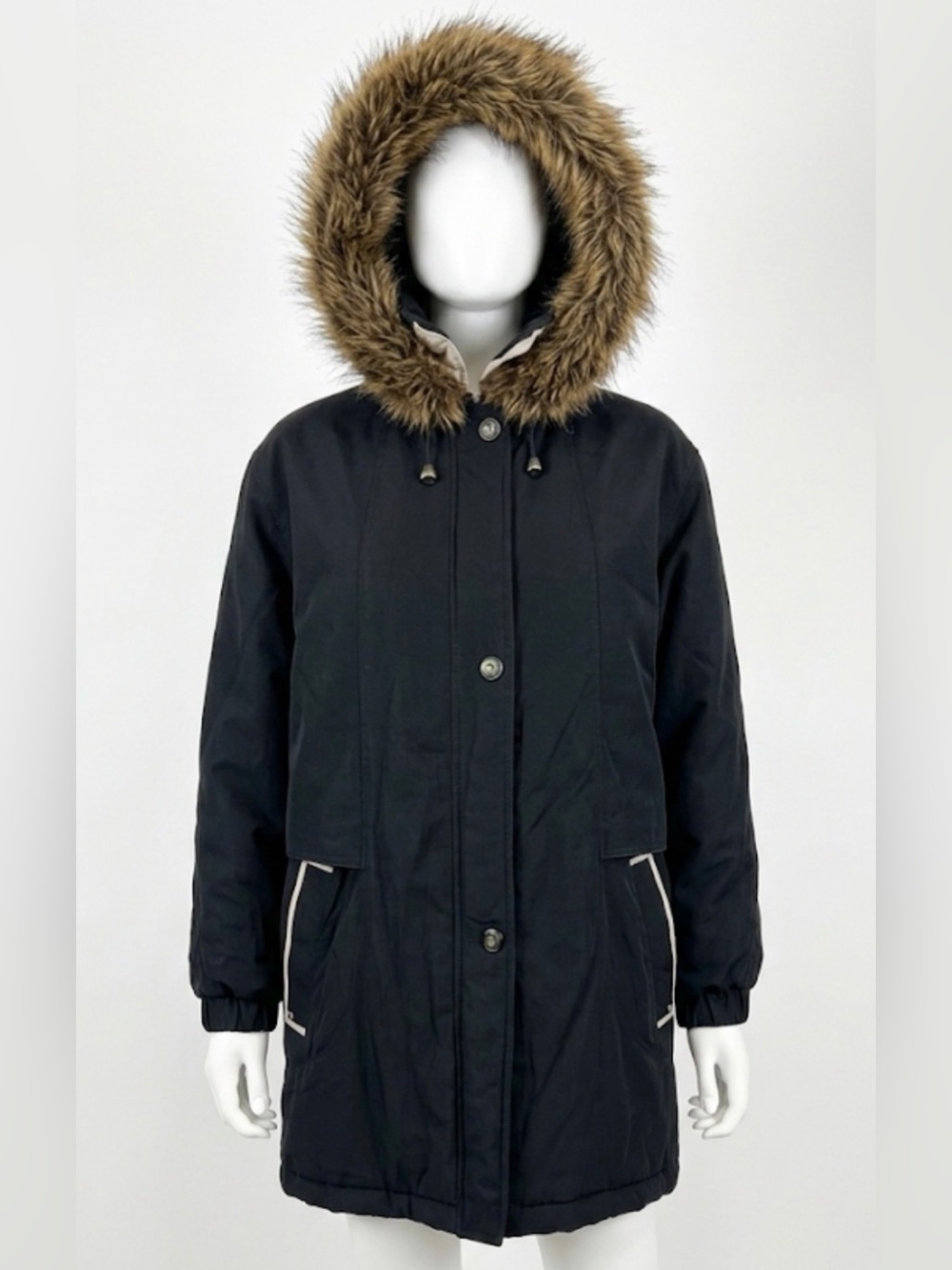 Women’s Black Jacket with Contrast Trim